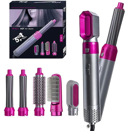 5 In 1 Hair Dryer Hot Air Brush Styler