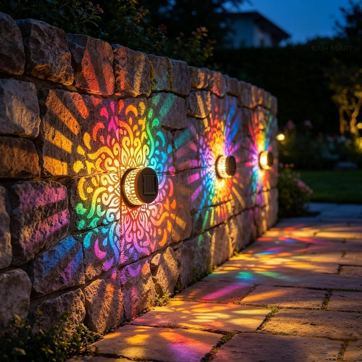 7 Color Changing Mandala Light – Solar Powered LED Decorative Lamp