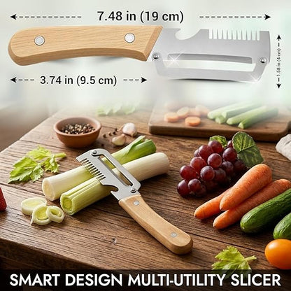 3 in 1 Stainless Steel Blade Peeler | Vegetable & Fruit Peeler