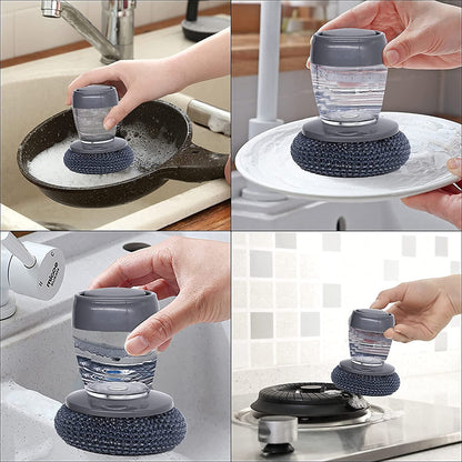 Wire Palm Dish Cleaner Brush | Kitchen Cleaning Scrubber Brush for Utensils