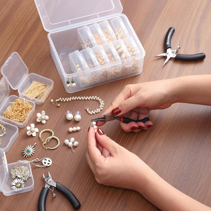 14 Pcs Jewellery Storage Organizer Transparent Box