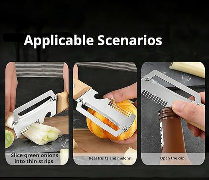 3 in 1 Stainless Steel Blade Peeler | Vegetable & Fruit Peeler
