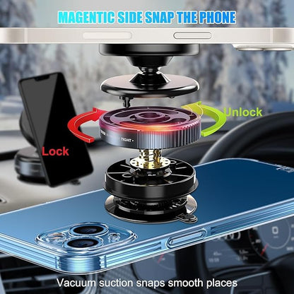Vaccum Magnetic Phones Holder 360°