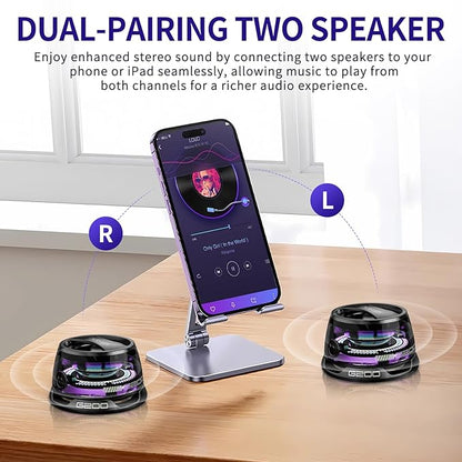 G200 Magnetic Bluetooth Speaker with RGB Lights & Strong Bass