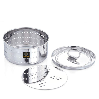 Stainless Steel Paneer Maker with Strainer & Lid