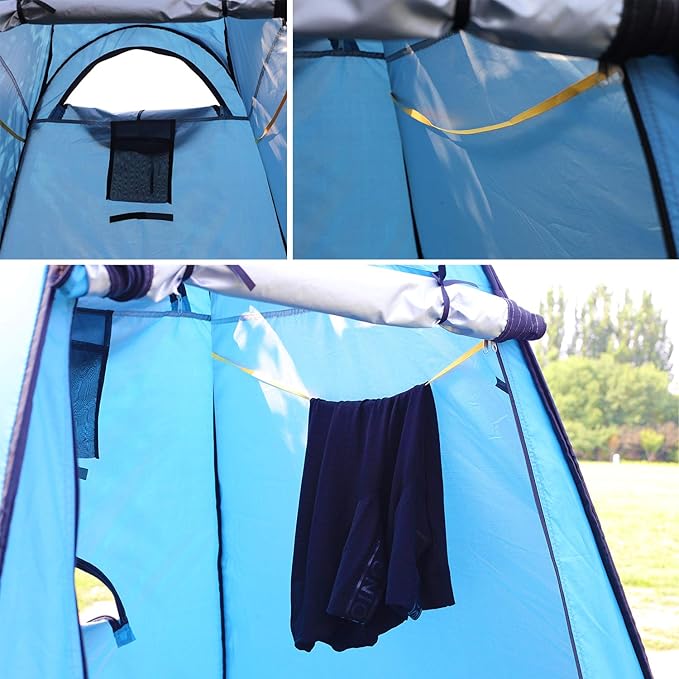 Pop-Up Portable Privacy Toilet Tent | Waterproof Outdoor Changing & Shower Cabin for Camping & Travel