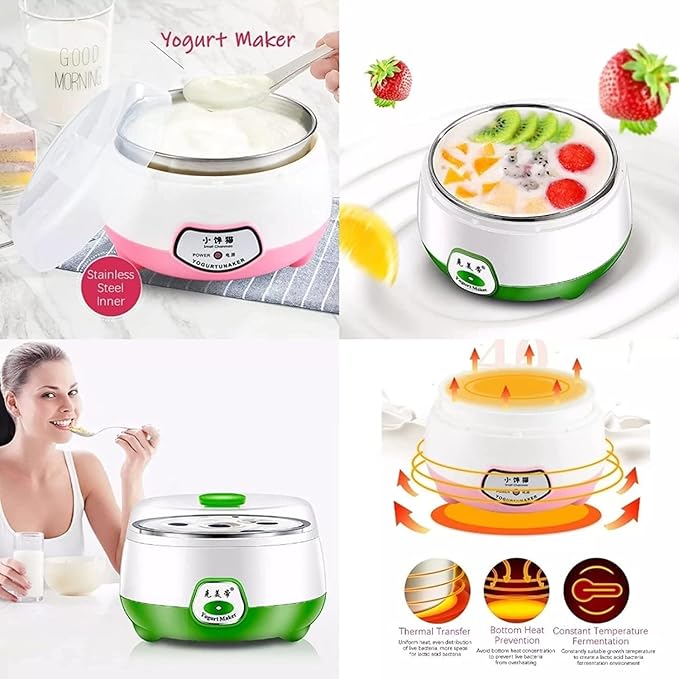 Stainless Steel Inner Container Electric Yogurt Maker