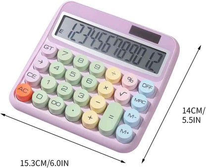 Big Creative Colorful Desktop Calculator with Large Display