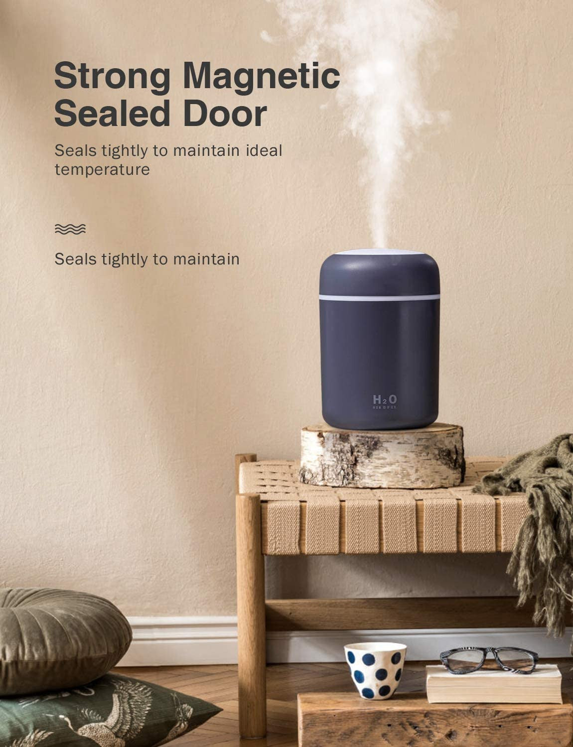 H2O Humidifier Colorful Mini Humidifier