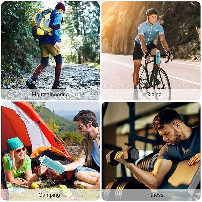 Silicone Foldable Water Bottle 610ml – Leakproof, BPA-Free & Portable Collapsible Water Bottle for Travel, Gym & Outdoor Use