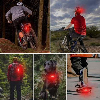 Rechargeable Bicycle Tail Light LED USB Charging Rear Safety Light