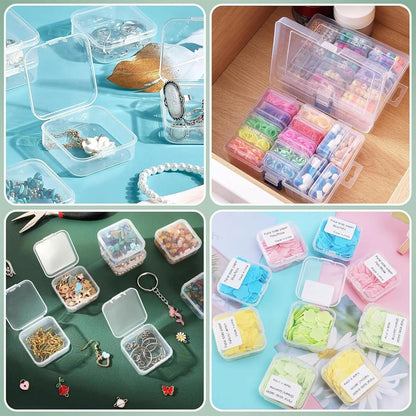 14 Pcs Jewellery Storage Organizer Transparent Box