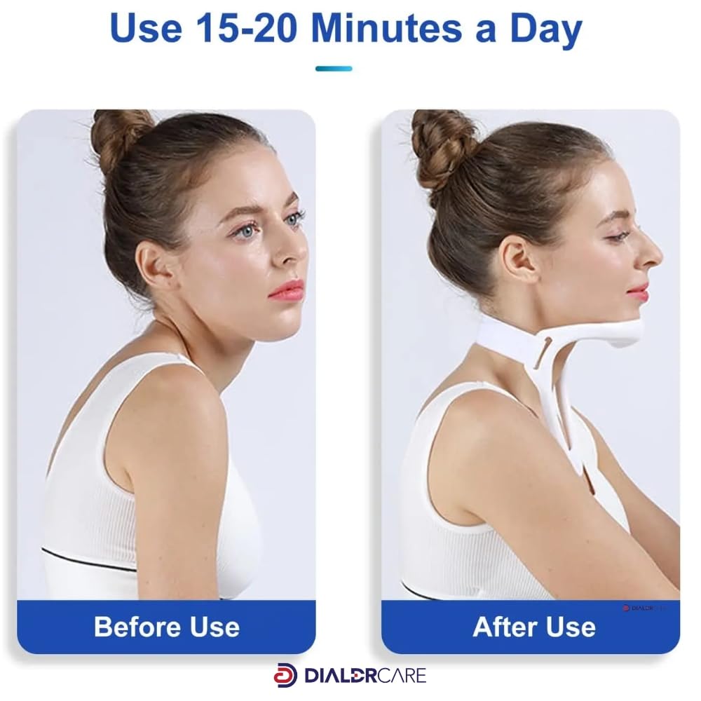 Adjustable Cervical Neck Support Brace | Pain Relief & Posture Corrector Collar