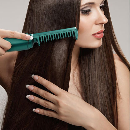 Rechargeable Wireless Mobile Hair Straightener Comb Brush