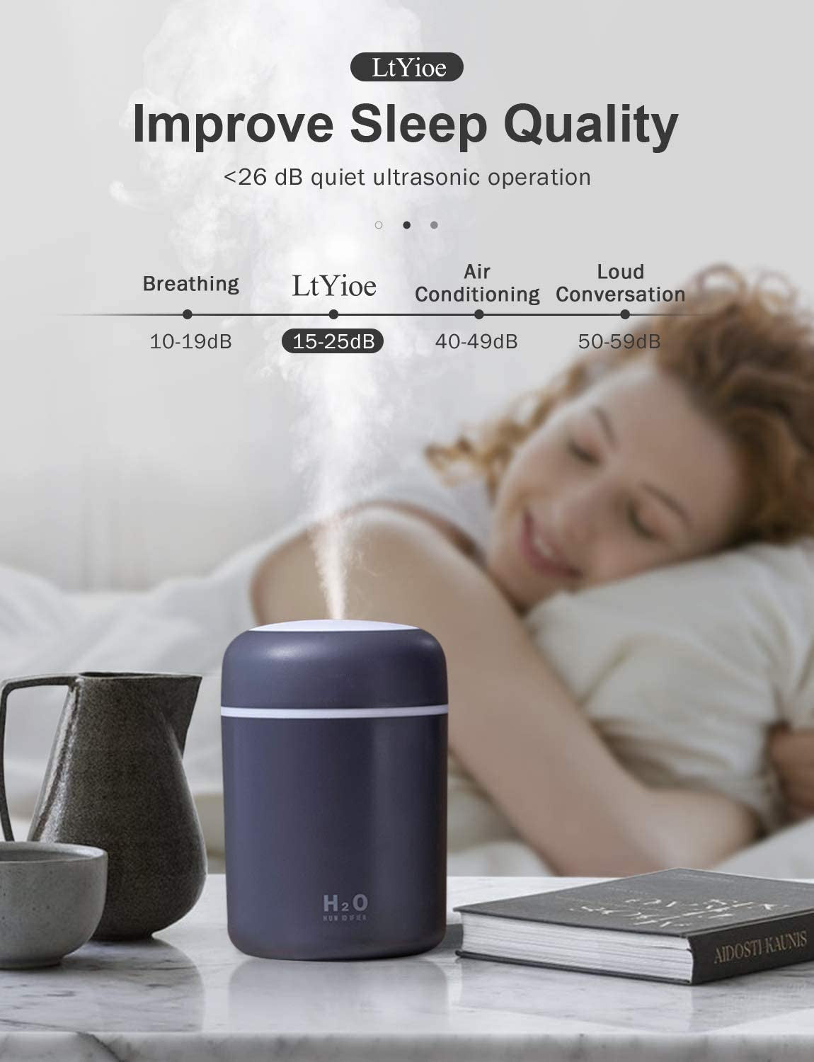 H2O Humidifier Colorful Mini Humidifier