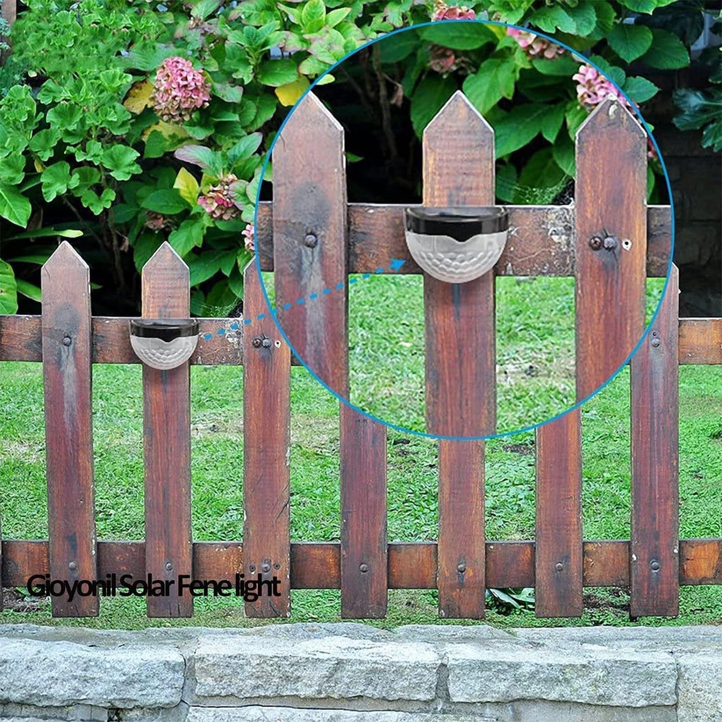 Solar Fence Deck Light (2 pcs set)