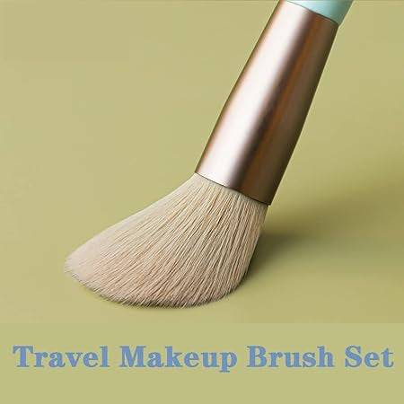 8 PCS Makeup Brush Set with Bag | Soft Professional Cosmetic Brushes for Face & Eye Makeup