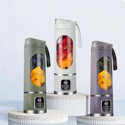 Portable 12 Blade Juicer Blender USB Rechargeable Mixer Bottle