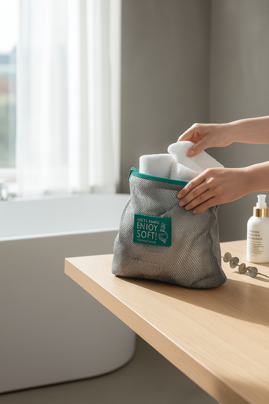 Multi-Purpose Kitchen Produce Washing  Mesh Storage Bag