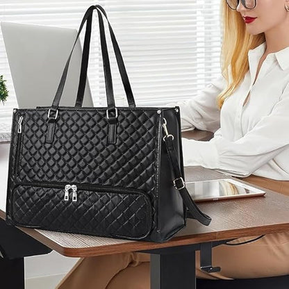 Women’s Quilted Insulated Lunch Tote Bag
