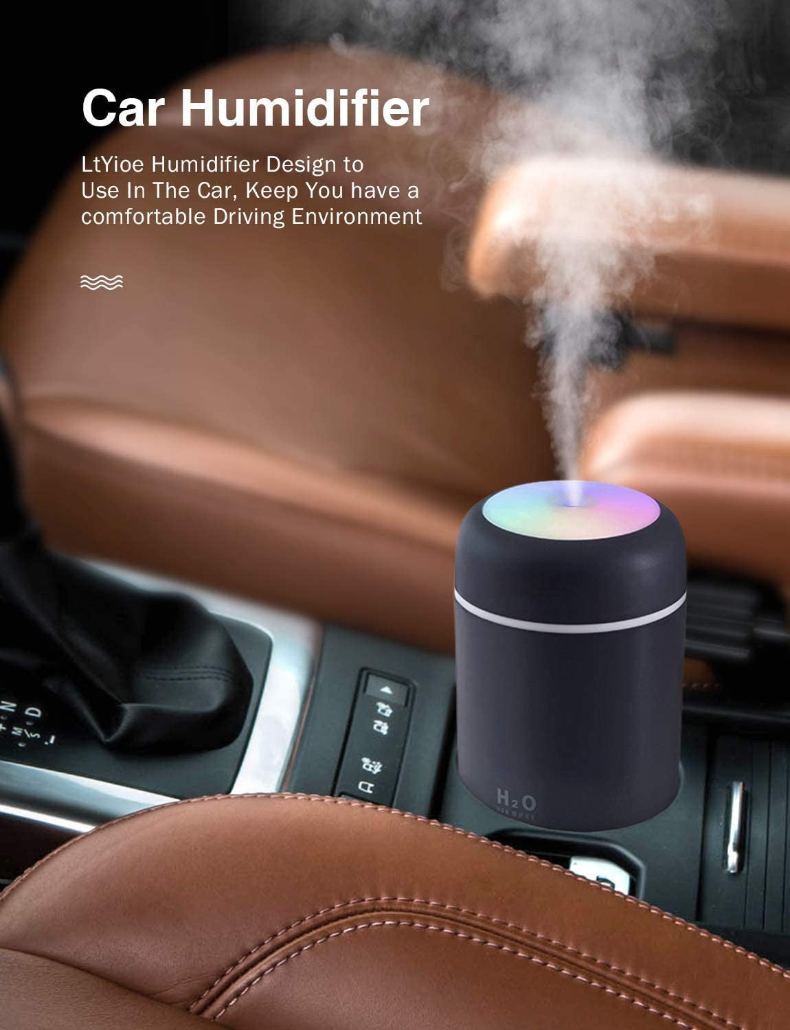 H2O Humidifier Colorful Mini Humidifier