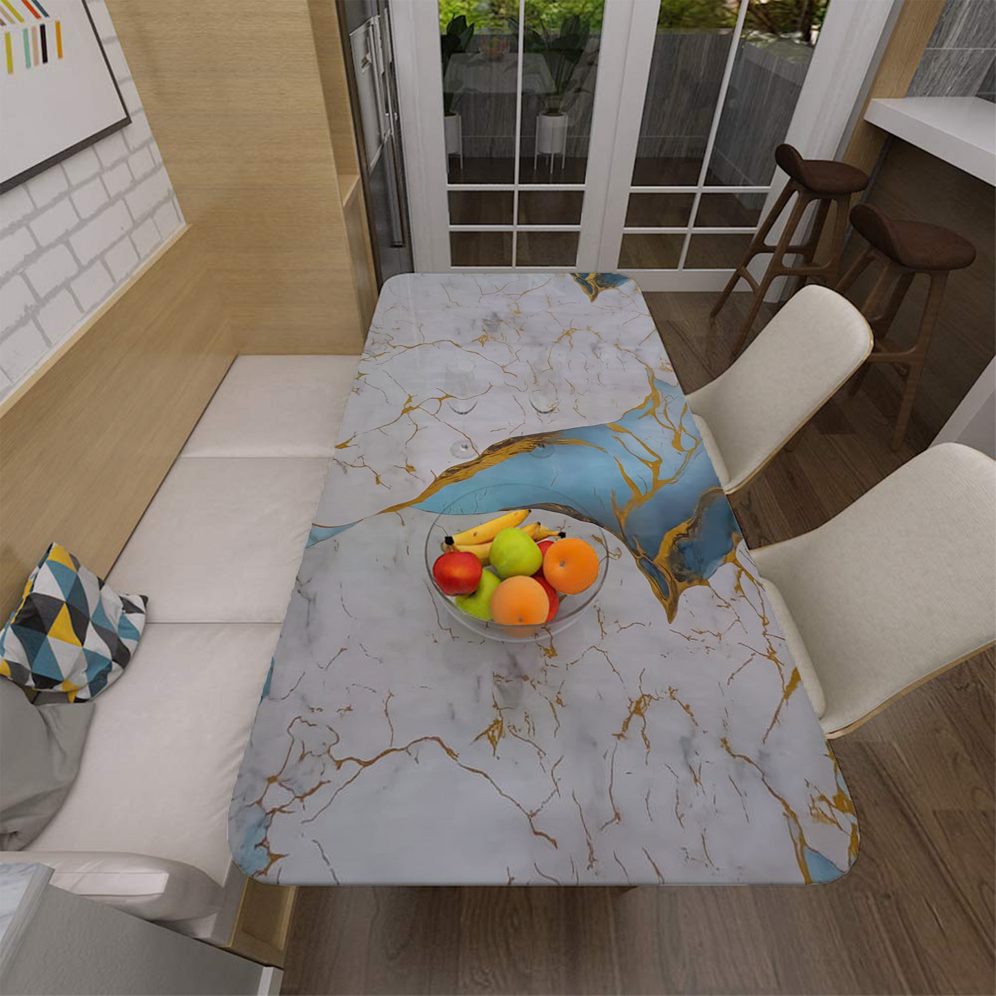 Self Adhesive Sticker Wallpaper (60x200cm) (New Desing Golden Line Sky)