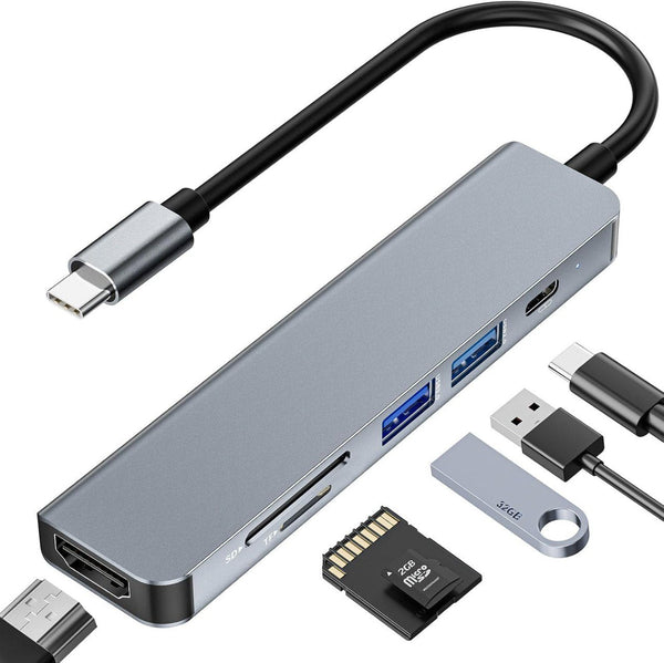 6 In 1 USB C HUB