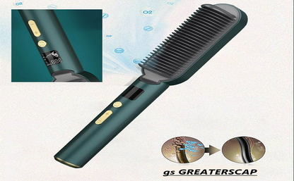 HAIR STRAIGHTENER COMB BRUSH