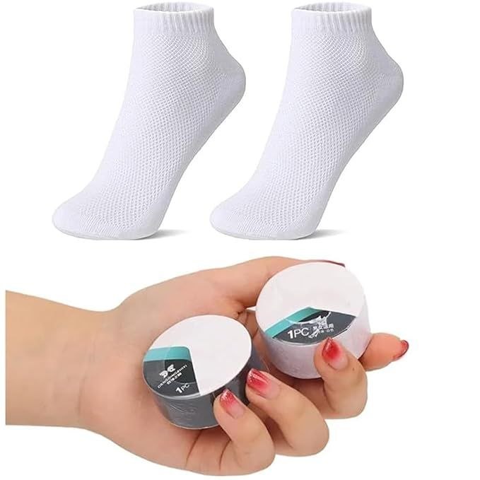 Disposable Portable Travel Socks – 1 Pair Single Use Unisex Cotton Socks