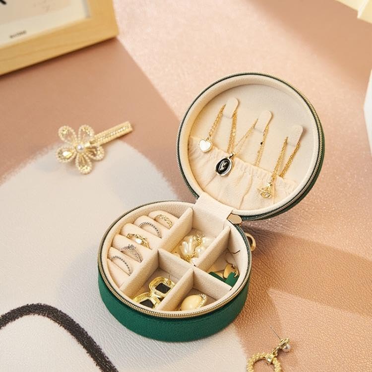 ROUND JEWELLRY ORGANIZER BOX