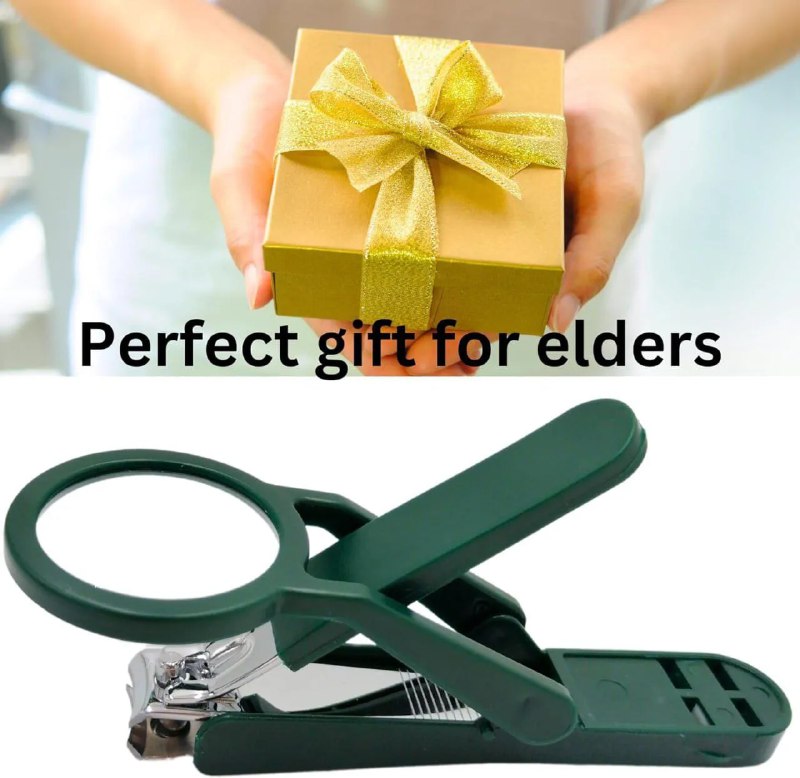 Magnifying Nail Cutter with Lens – Easy View Nail Clipper for Kids & Elderly