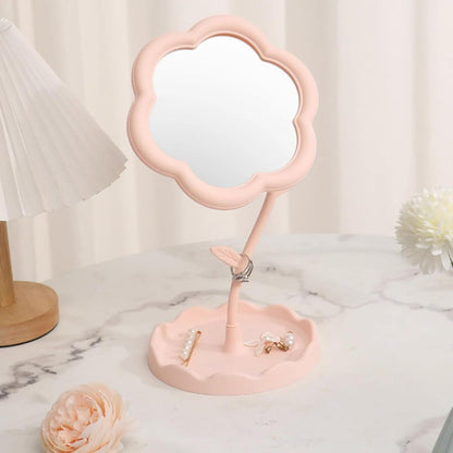 Flower Shaped Makeup Mirror for Dressing Table