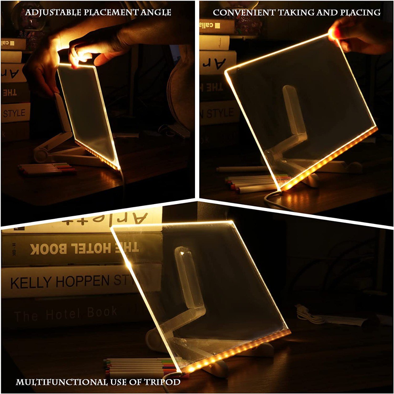 3D Acrylic LED Writing Board