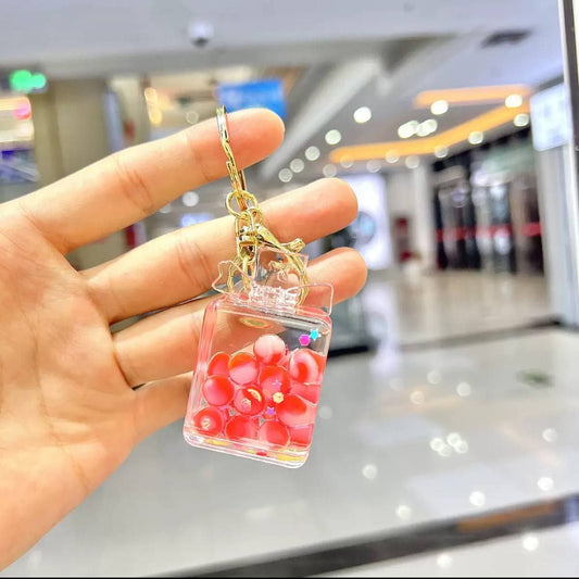 Liquid Floating keychain