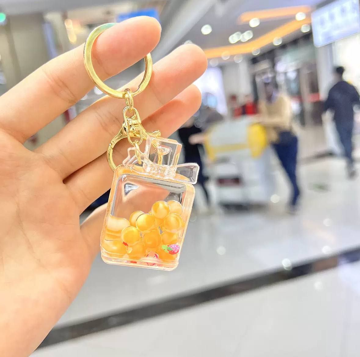 Liquid Floating keychain