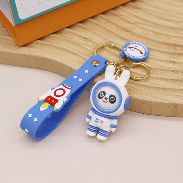 Astronaut Panda Keychain