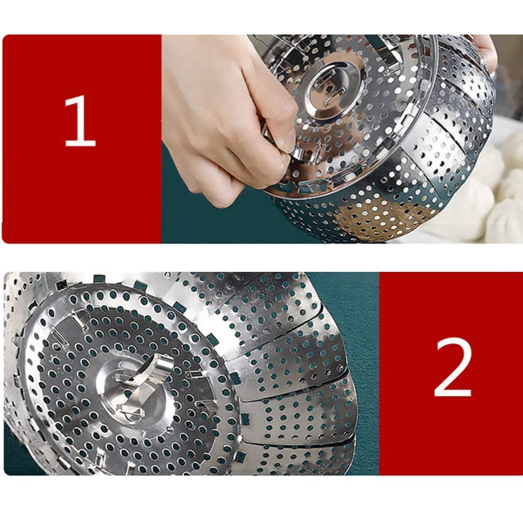 HOMEGURU FOLDING STEAMER BASKET