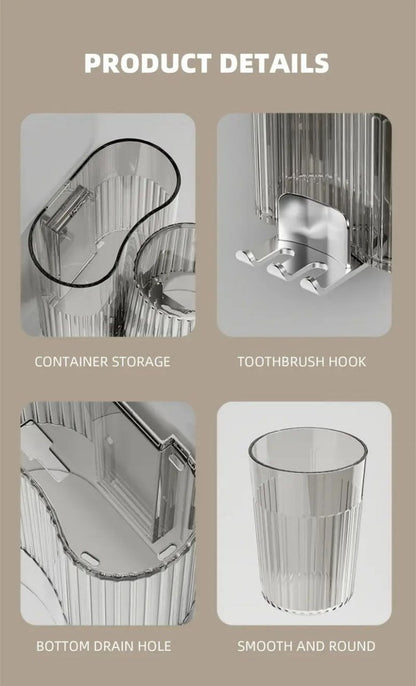 TOOTHBRUSH HOLDER WITH CUP