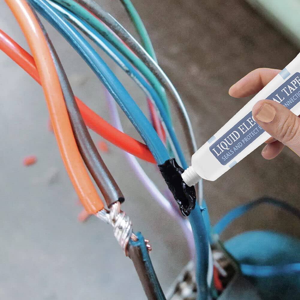 Liquid Electrical Tape Waterproof Wire Insulation Sealant for Cable Repair & Protection