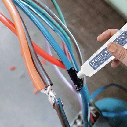Liquid Electrical Tape Waterproof Wire Insulation Sealant for Cable Repair & Protection