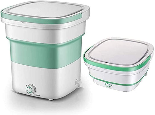 Foldable Mini Portable Washing Machine – Compact Laundry Washer for Travel, Home & Hostel