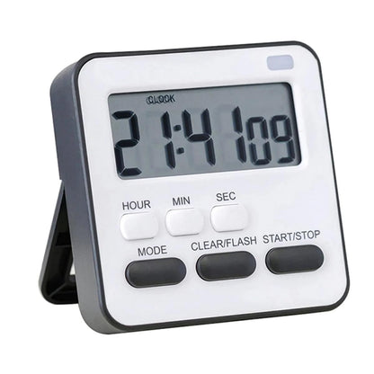 Digital Timer Clock for Kitchen, Baking & Study | Loud Alarm Stopwatch with Stand