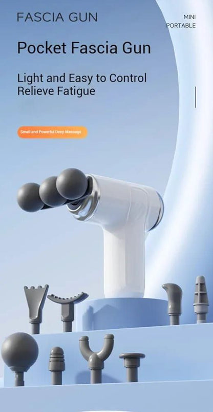 Mini Facial Gun – Compact Deep Tissue Power Massager for Full Body Pain Relief