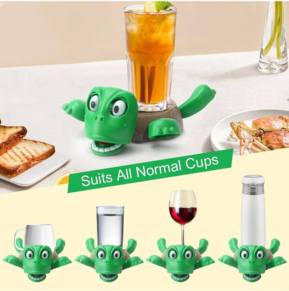 Funny Turtle Coaster | Turtle Cup Holder for Desk, Kitchen & Office | Unique Gift for Men, Women & Kids
