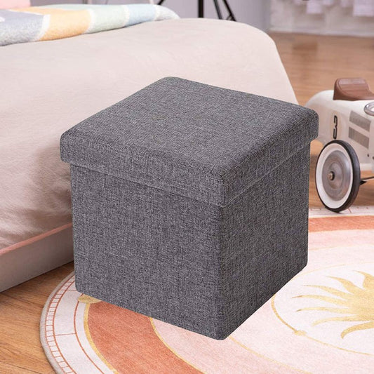 Multipurpose Storage Stool / Foldable Storage Ottoman (30×30 cm)