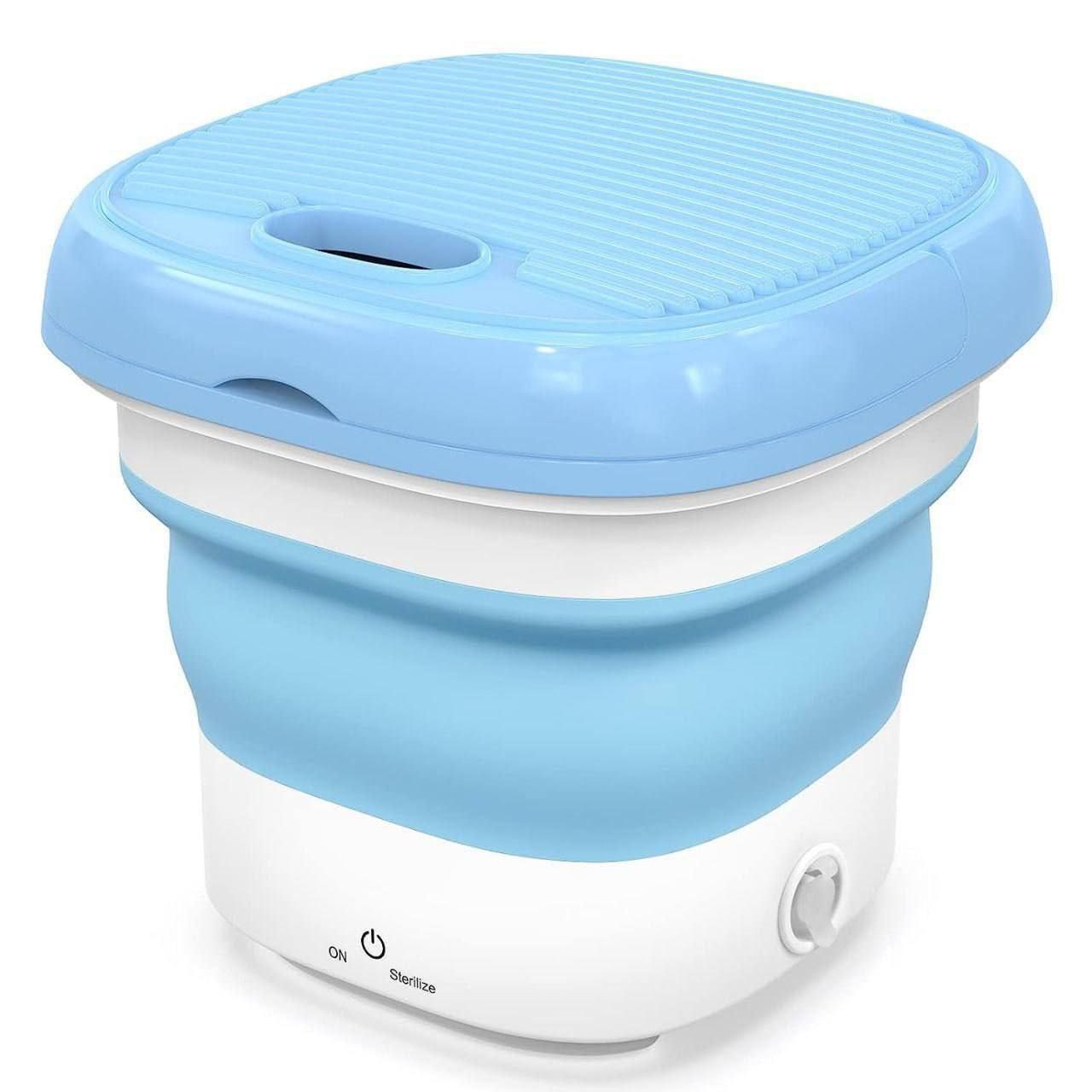 Mini Folding Washing Machine – Compact & Portable Laundry Washer – Samanle