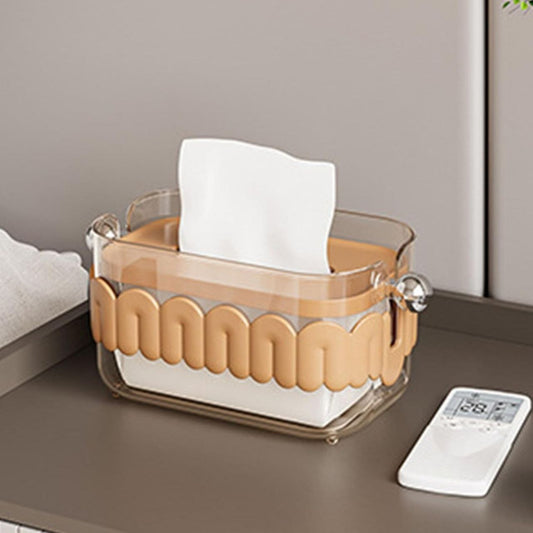 Premium Transparent Tissue Box Cover – Multipurpose Facial Tissue Paper Dispenser for Bathroom, Kitchen & Bedroom