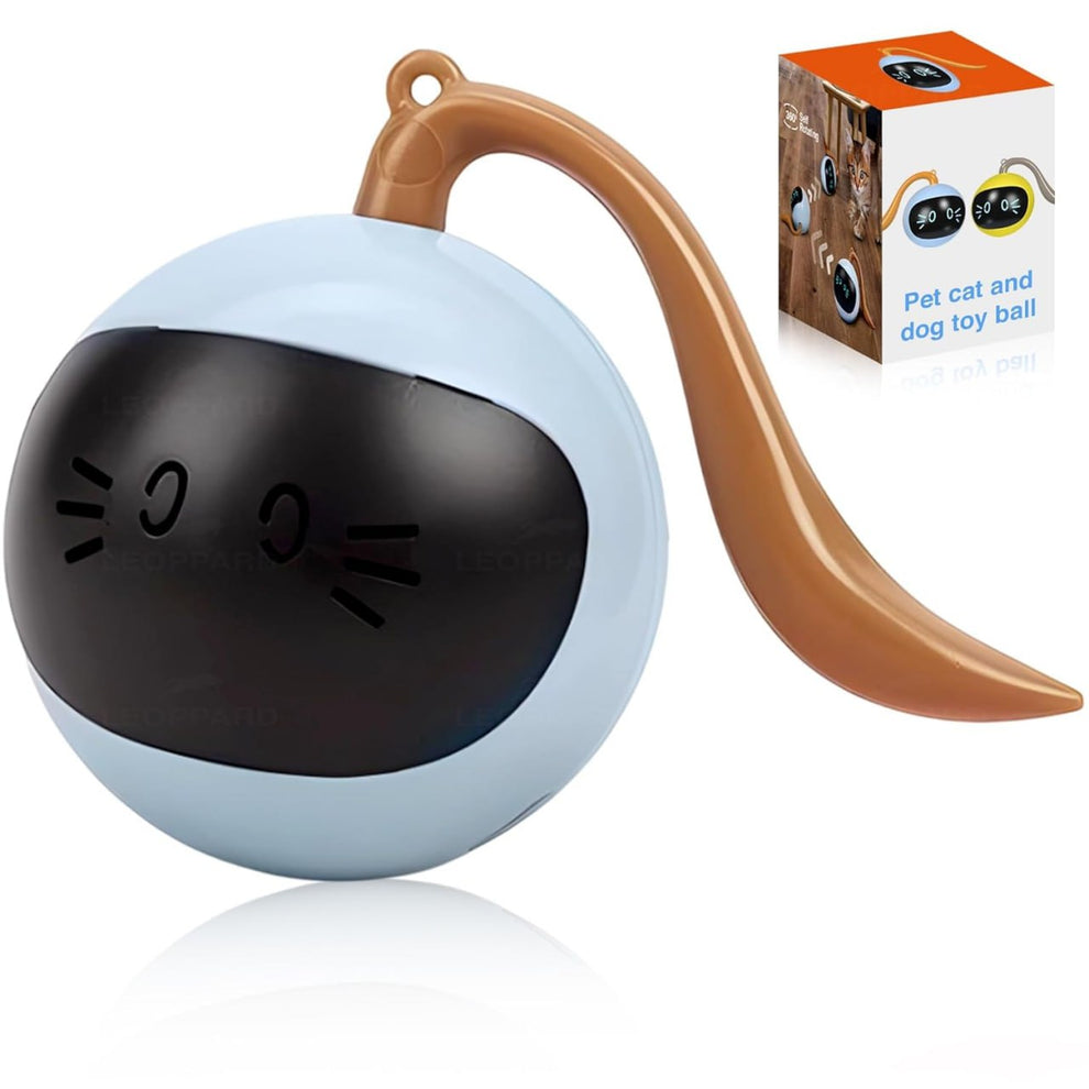 Smart AI Interactive Self-Rotating Cat Toy Ball with Motion Sensor ...