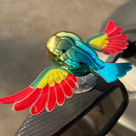 Colorful Flying Bird Dashboard Ornament