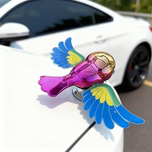 Colorful Flying Bird Dashboard Ornament